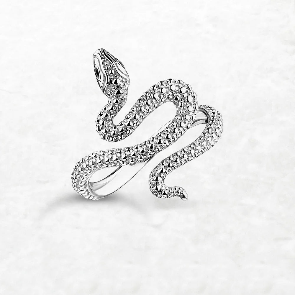 Anel Silver Serpent