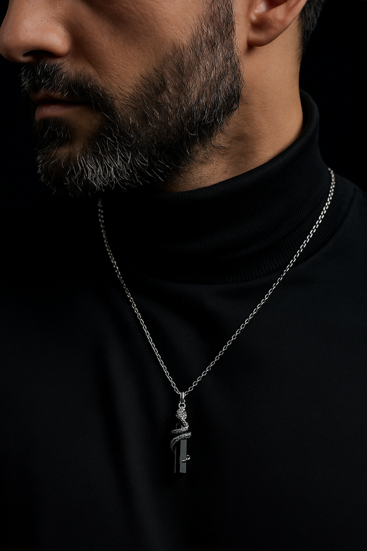 Pendente Serpente Ônix