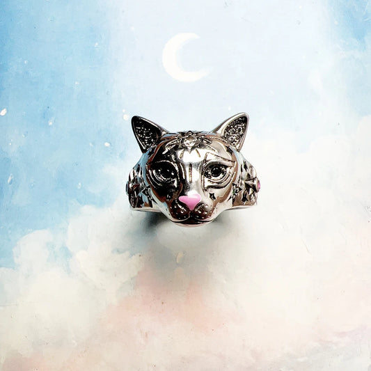 Anel Gato Celestial