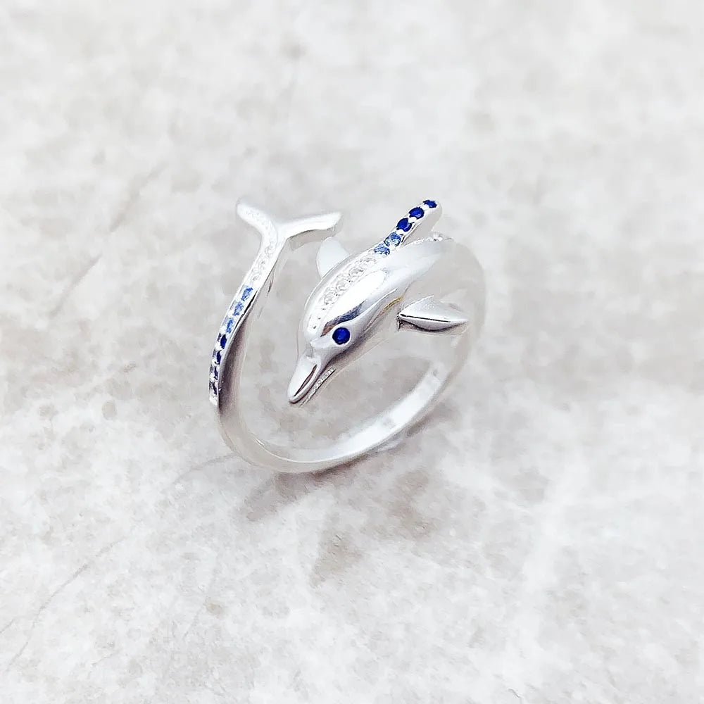 Anel Azure Dolphin