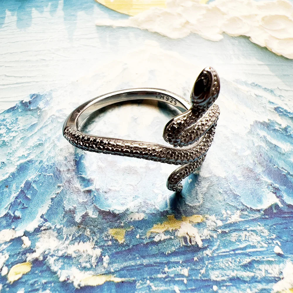 Anel Silver Serpent