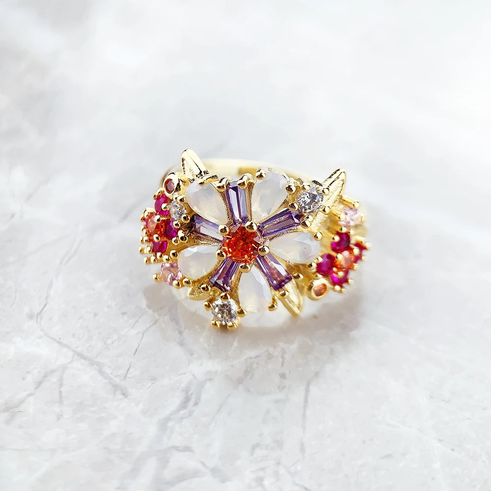 Anel Radiant Blossom