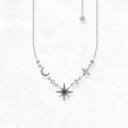 Colar Estrela e Lua