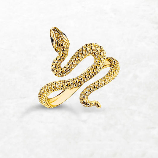 Anel Golden Serpent