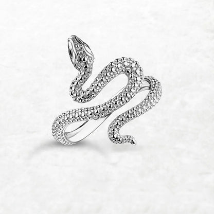 Anel Silver Serpent