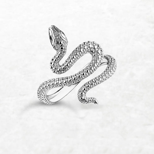 Anel Silver Serpent