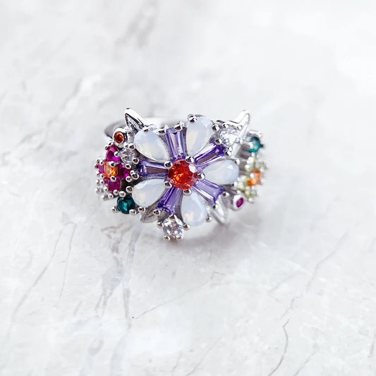 Anel Radiant Blossom