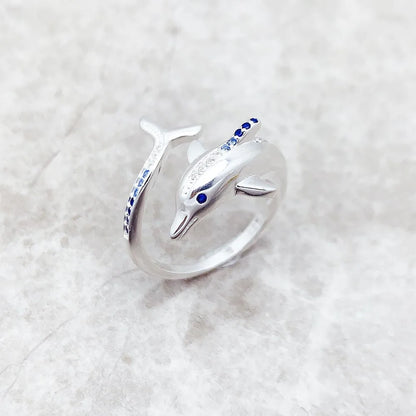 Anel Azure Dolphin