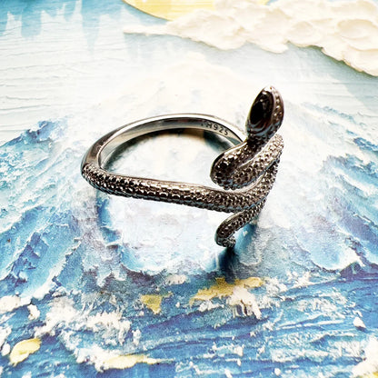 Anel Silver Serpent