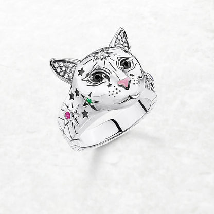Anel Gato Celestial
